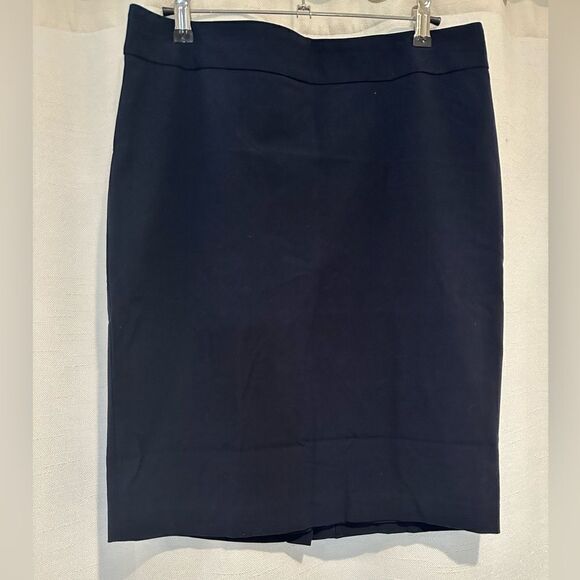 INC International Concepts- Navy Pencil Skirt - Picture 1 of 3